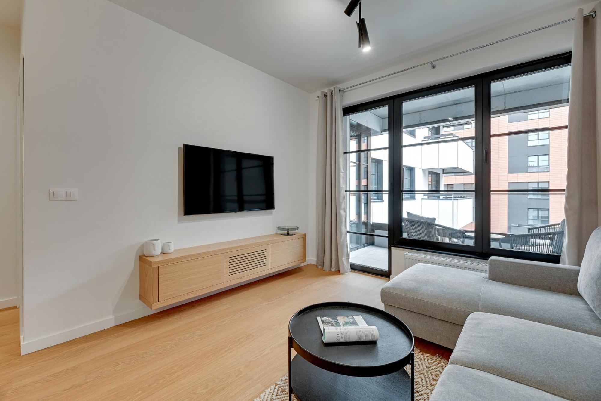 Doki Living - Foodhall & Parking By Downtown Apartments Gdansk Dış mekan fotoğraf