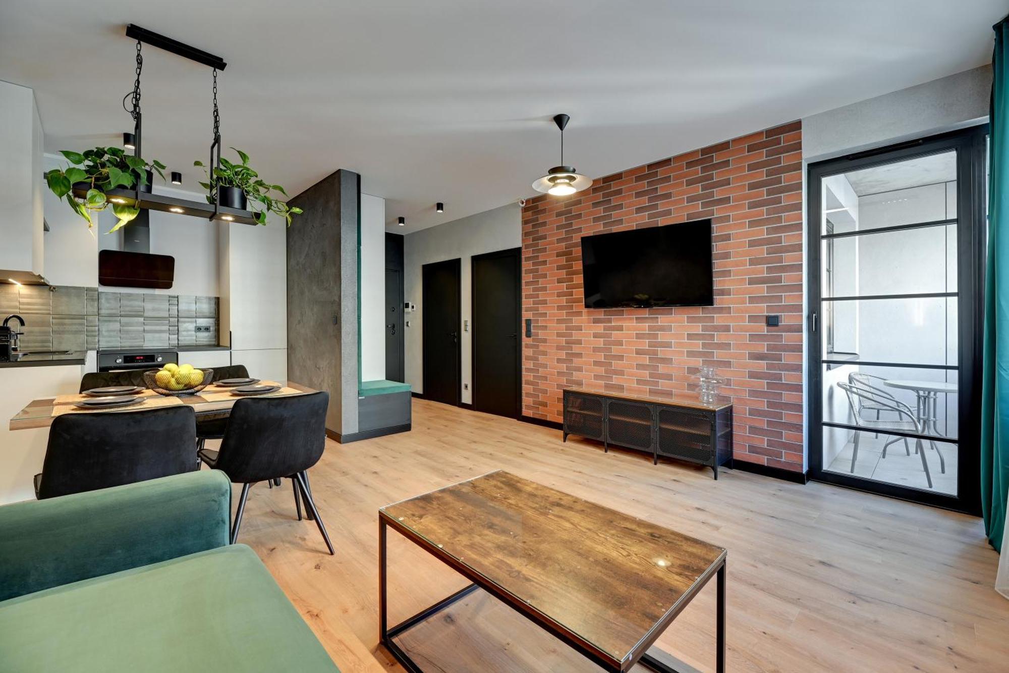 Doki Living - Foodhall & Parking By Downtown Apartments Gdansk Dış mekan fotoğraf