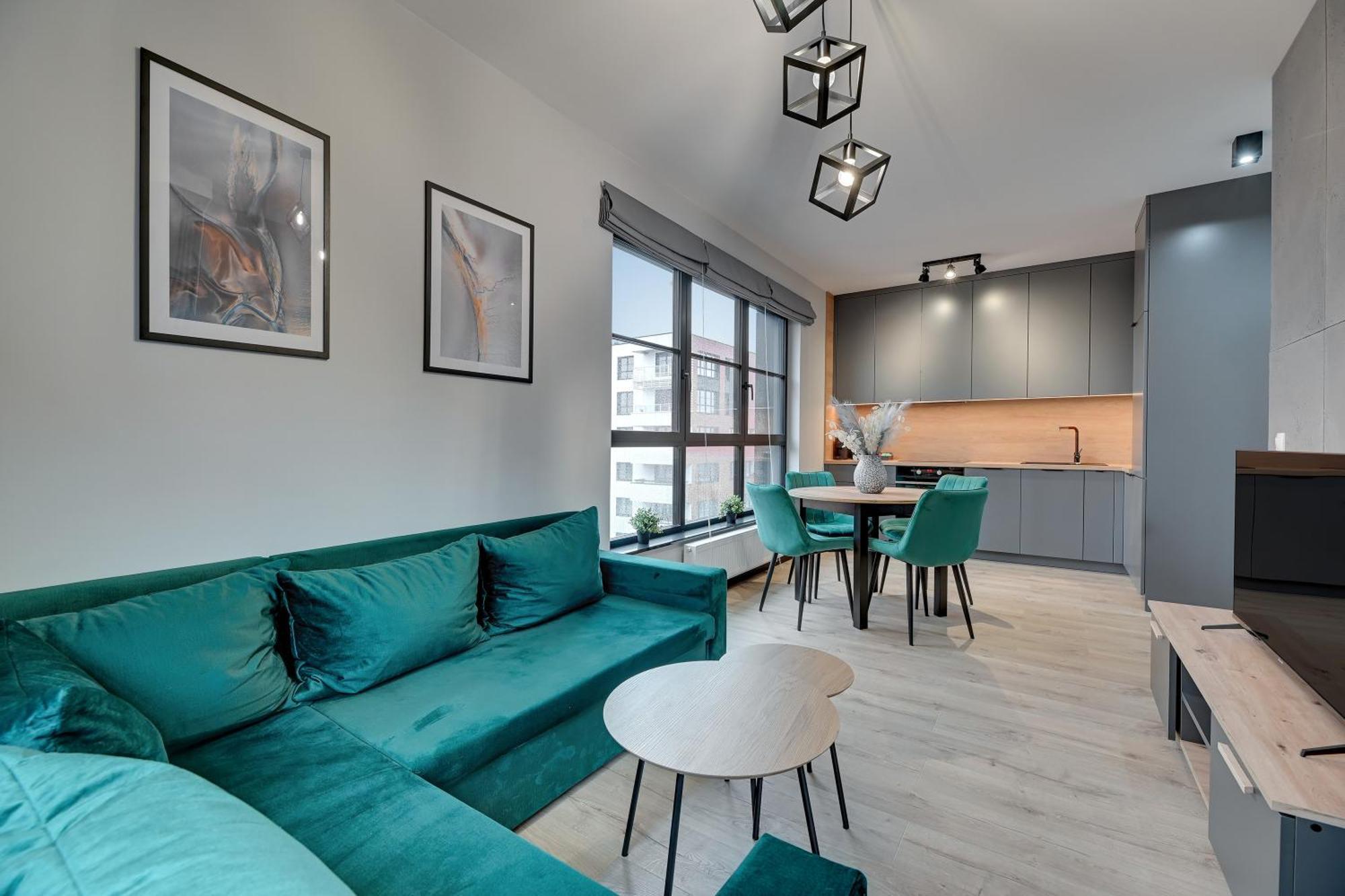 Doki Living - Foodhall & Parking By Downtown Apartments Gdansk Dış mekan fotoğraf