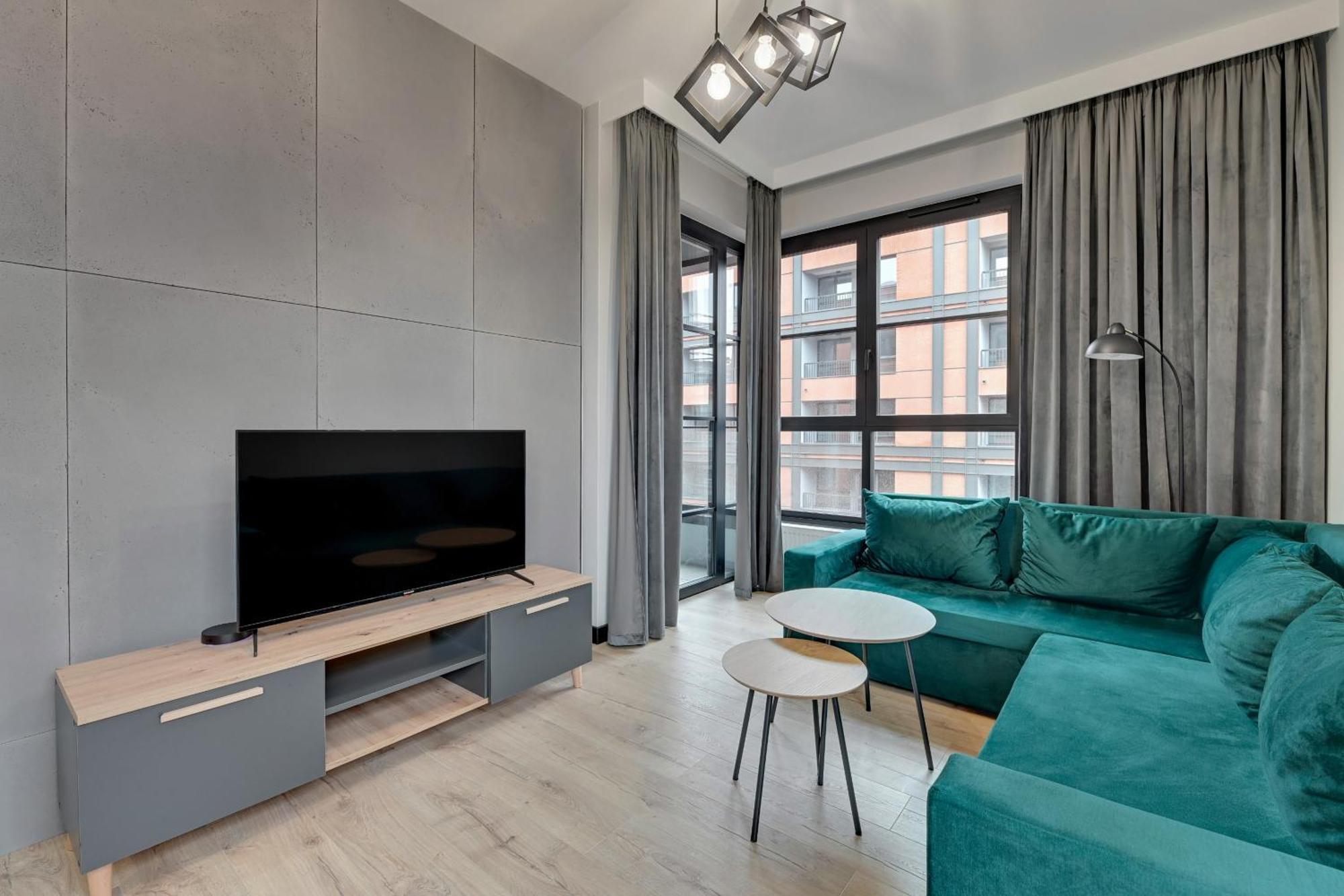 Doki Living - Foodhall & Parking By Downtown Apartments Gdansk Dış mekan fotoğraf