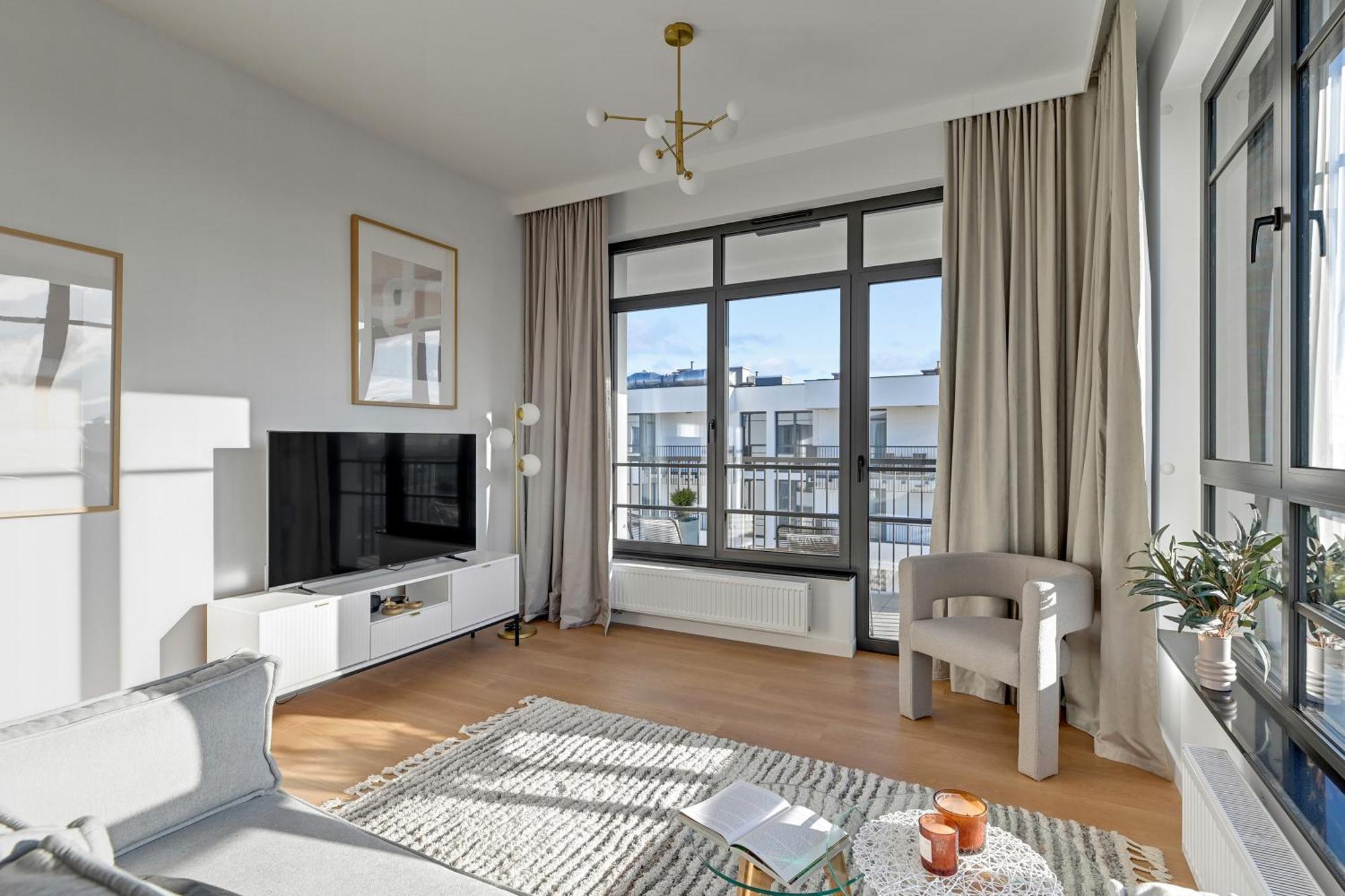 Doki Living - Foodhall & Parking By Downtown Apartments Gdansk Dış mekan fotoğraf