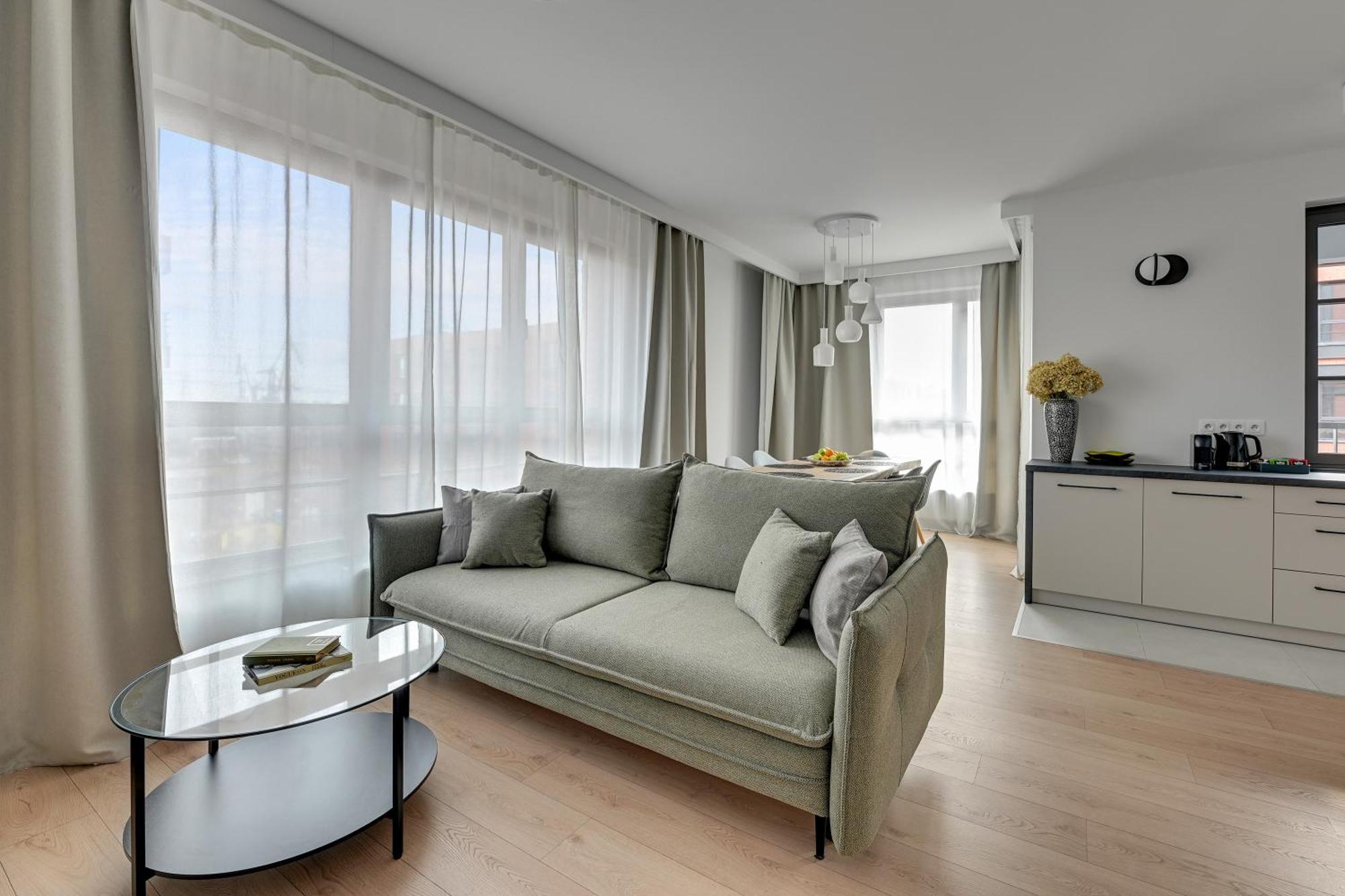 Doki Living - Foodhall & Parking By Downtown Apartments Gdansk Dış mekan fotoğraf
