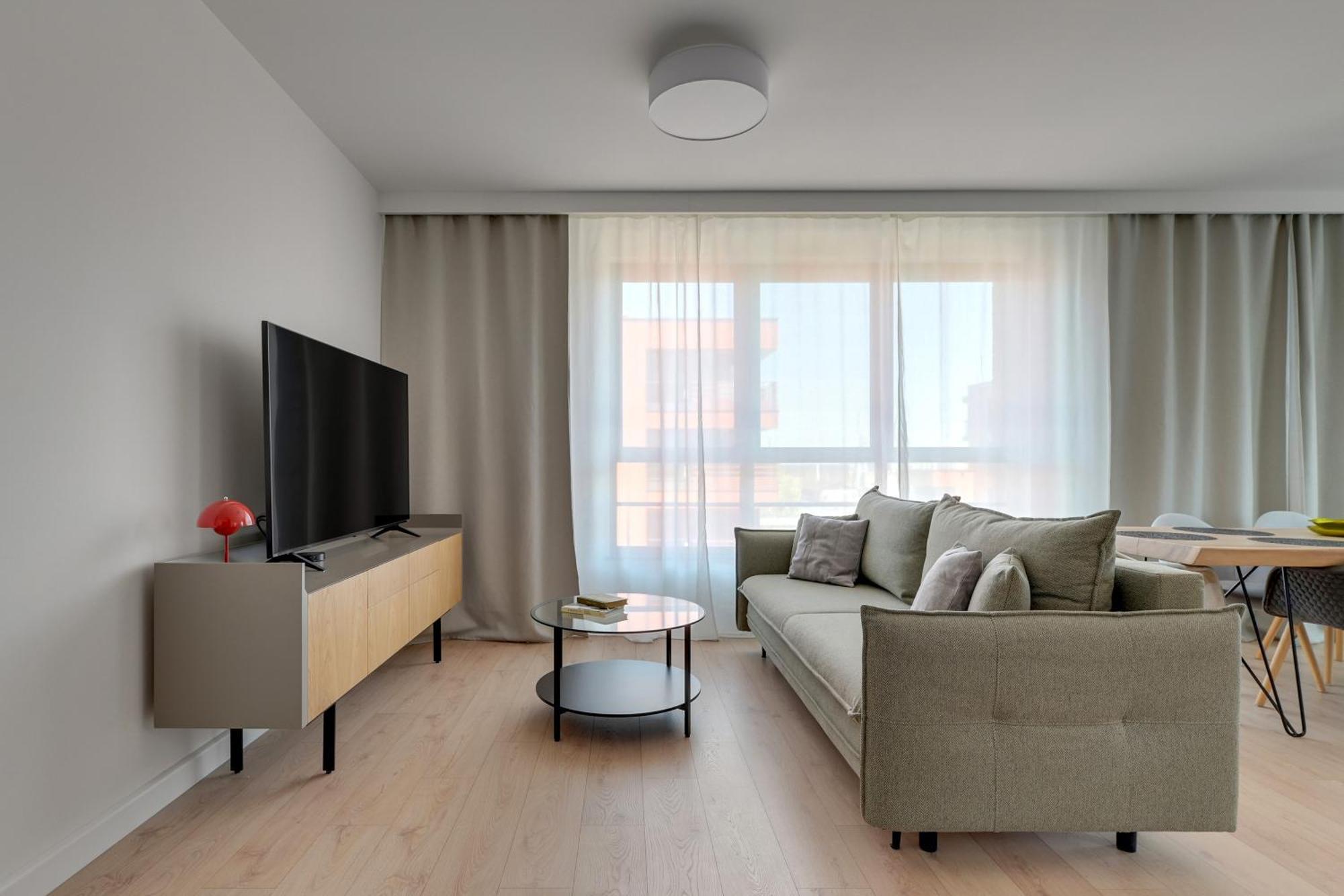 Doki Living - Foodhall & Parking By Downtown Apartments Gdansk Dış mekan fotoğraf
